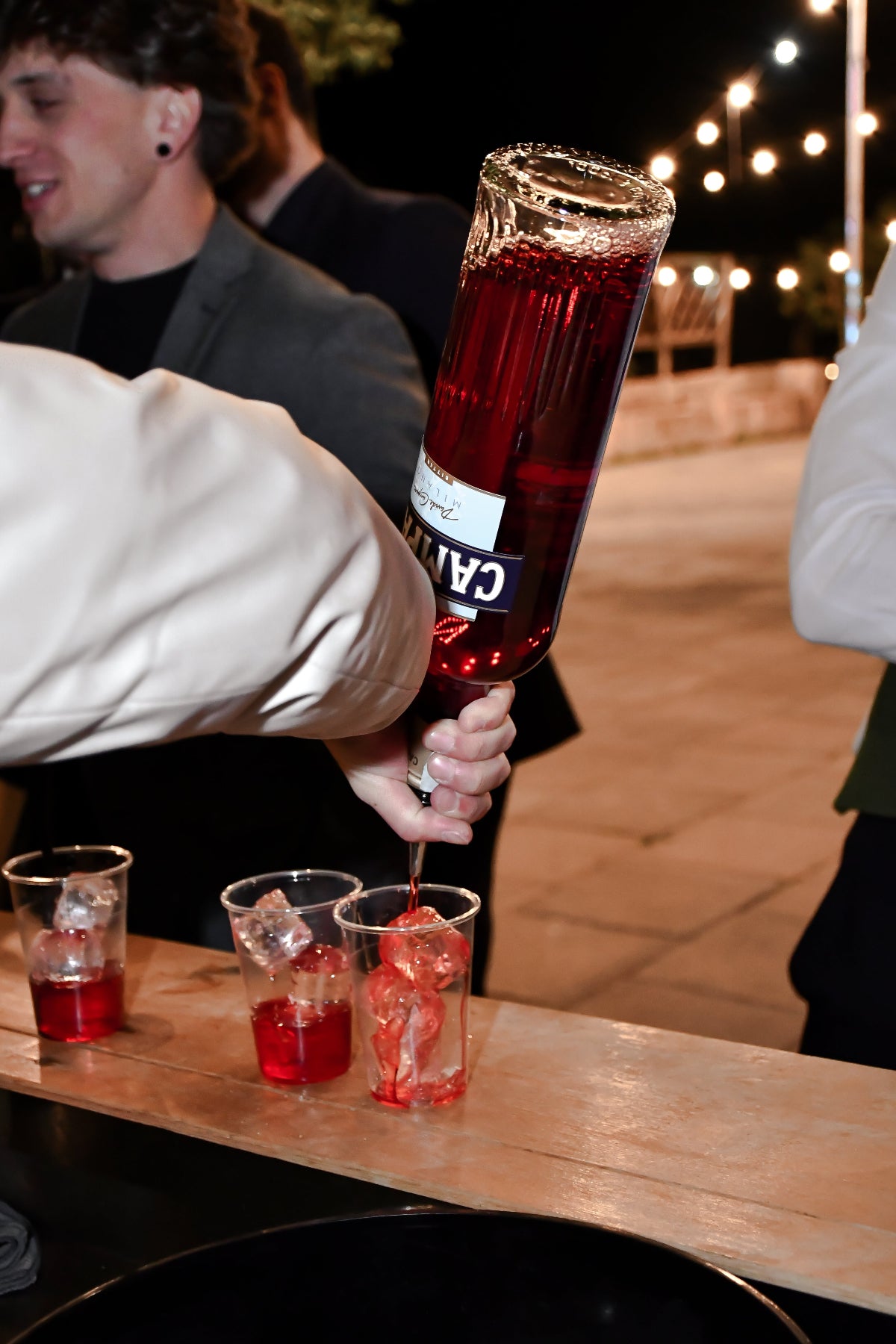 open bar con campari spritz